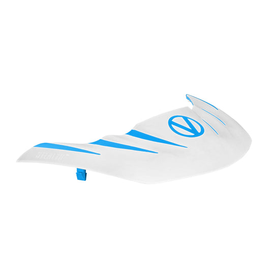 Virtue VIO Stealth Visor - Cyan/White