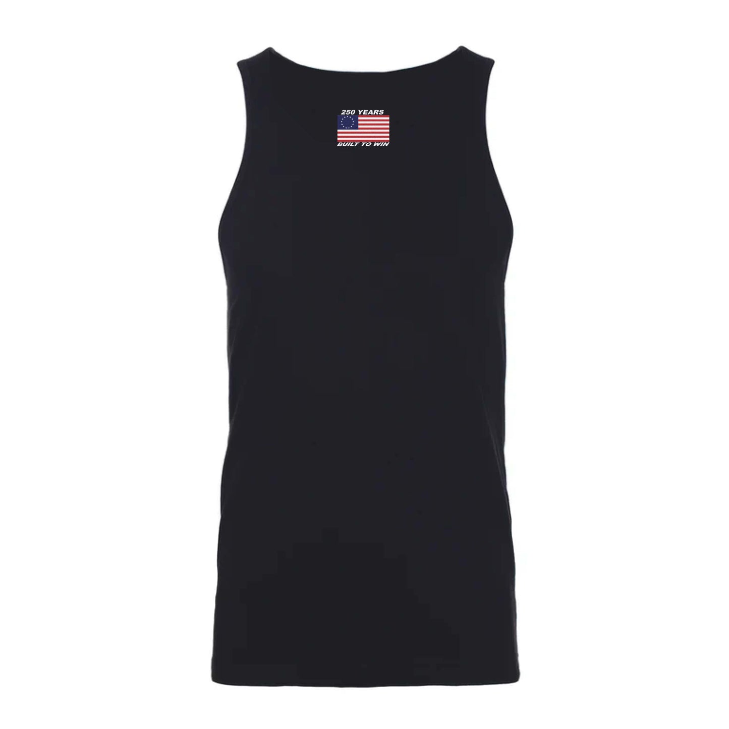 Virtue 250 Years Built to Win | War Champs Tank Top - Black