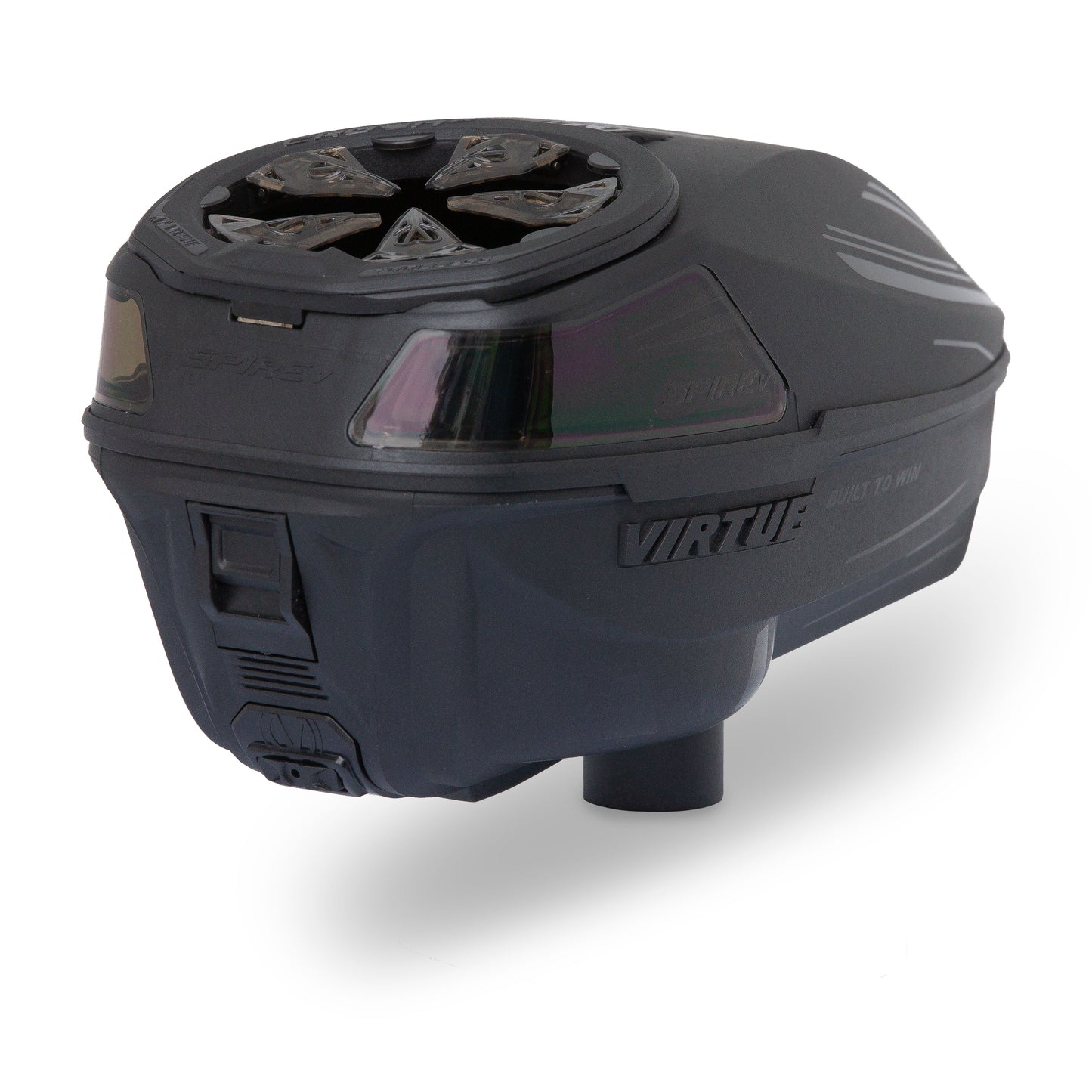 Virtue Spire V Loader - Black & VIO Ascend Goggle - Black Bundle