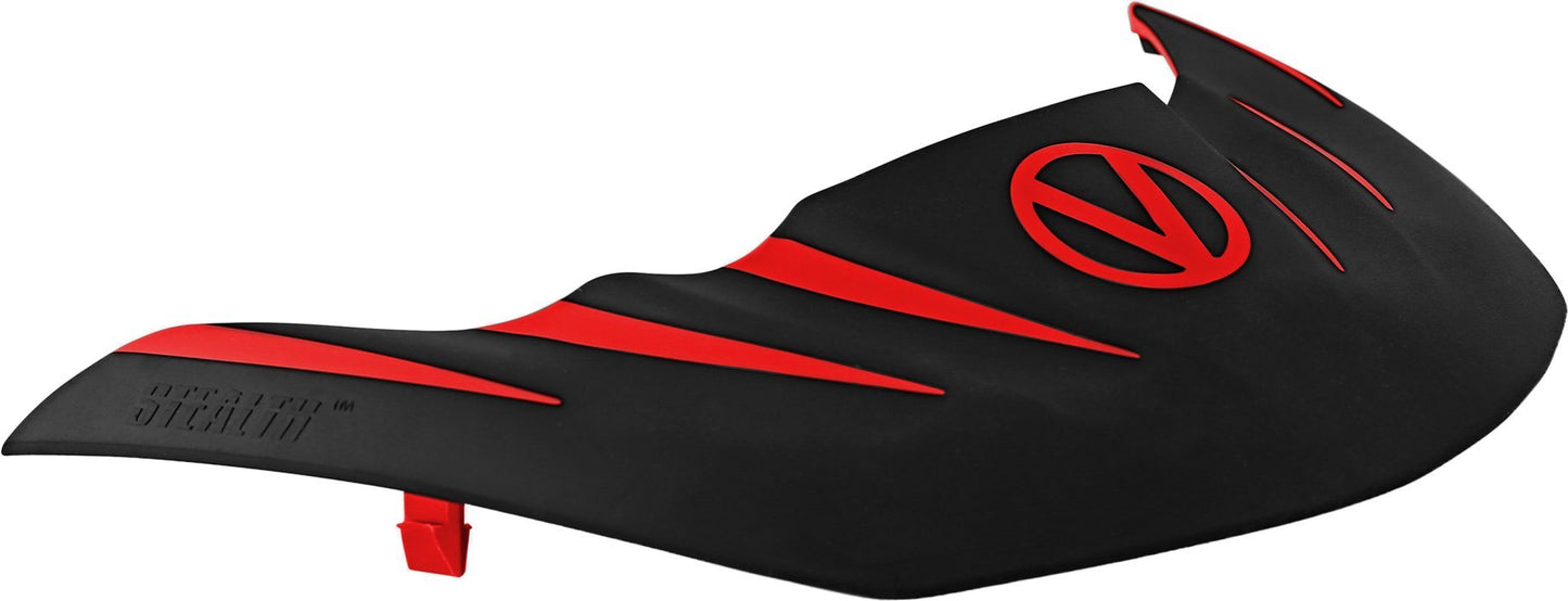 Virtue VIO Stealth Visor - Red/Black